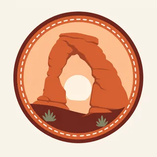 Arches National Park badge