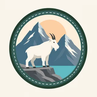 Glacier National Park badge