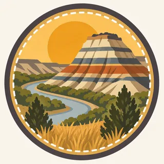Theodore Roosevelt National Park badge