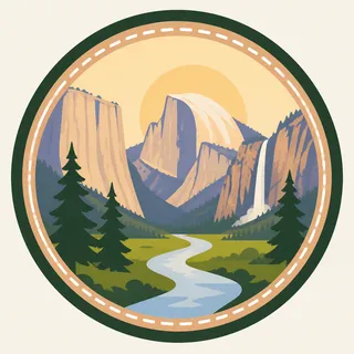 Yosemite National Park badge